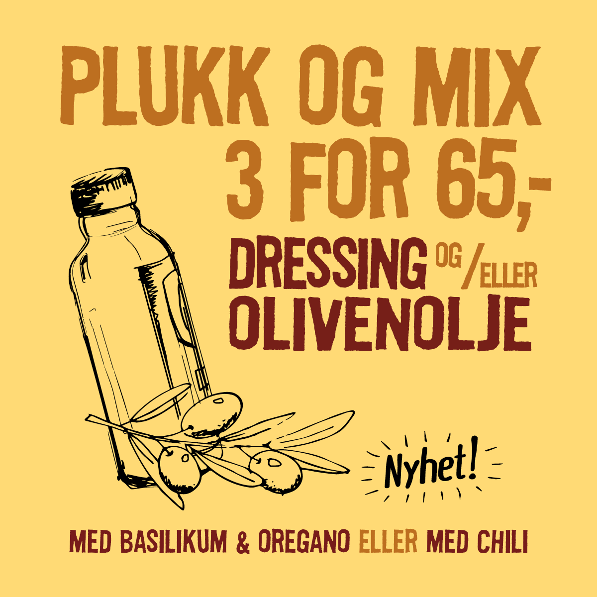 Nyhet! Olivenolje